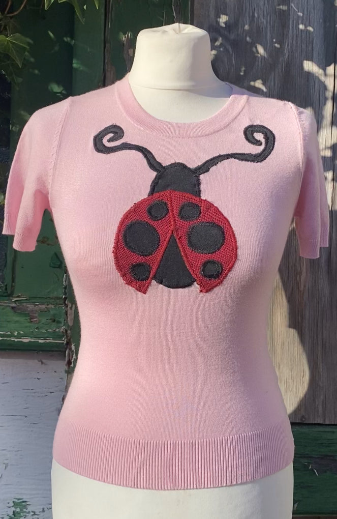 Pink Ladybird Baby T