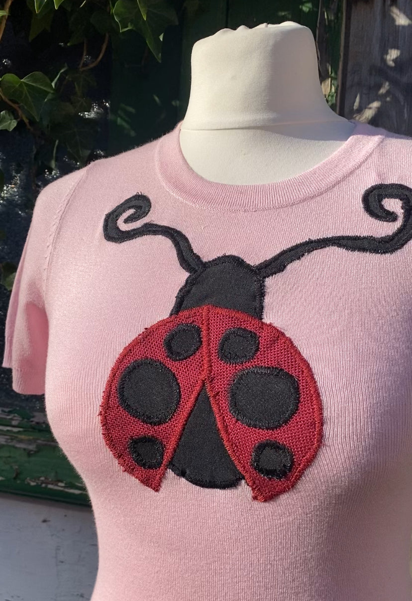 Pink Ladybird Baby T