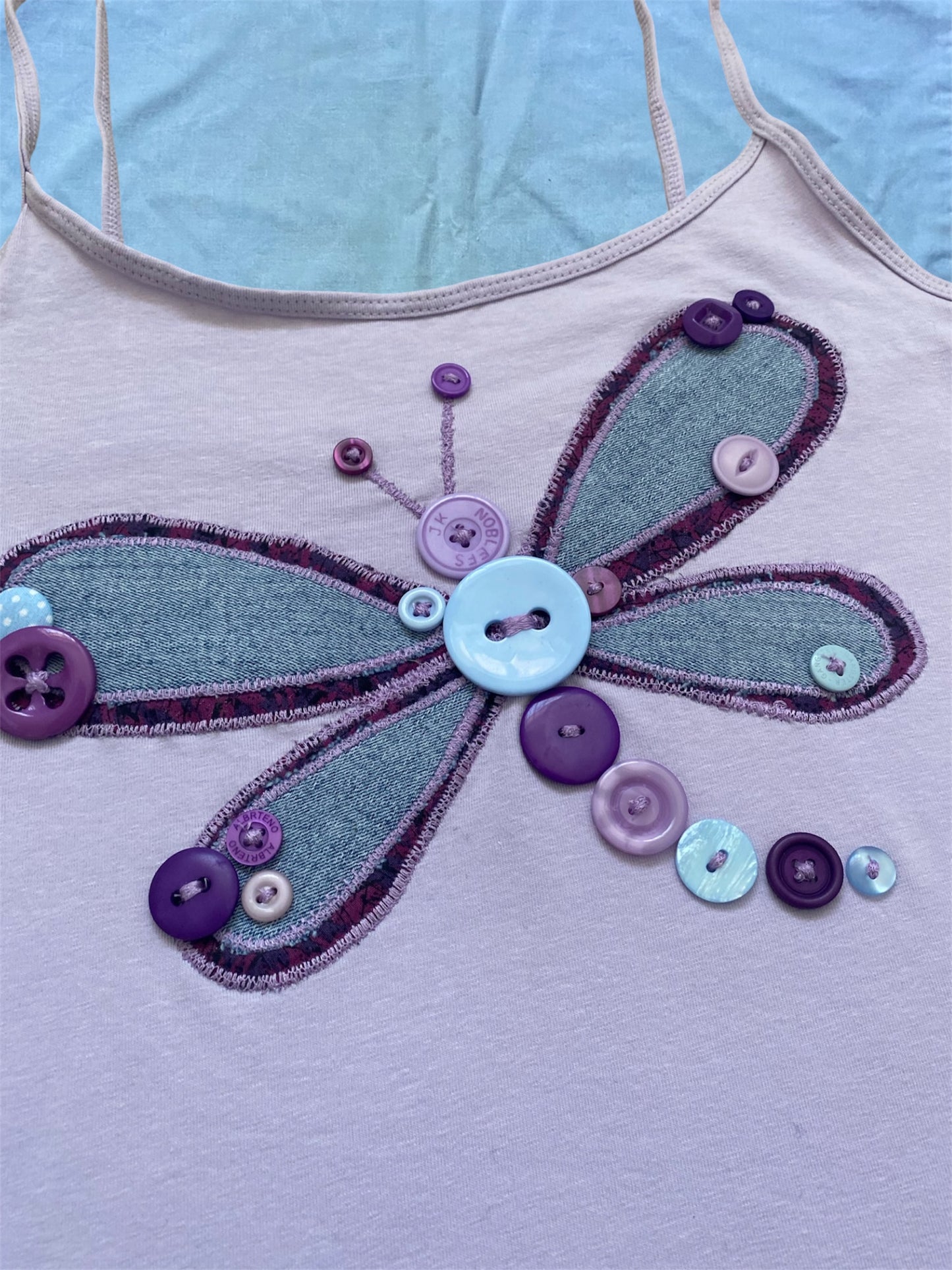 Purple dragon fly cami
